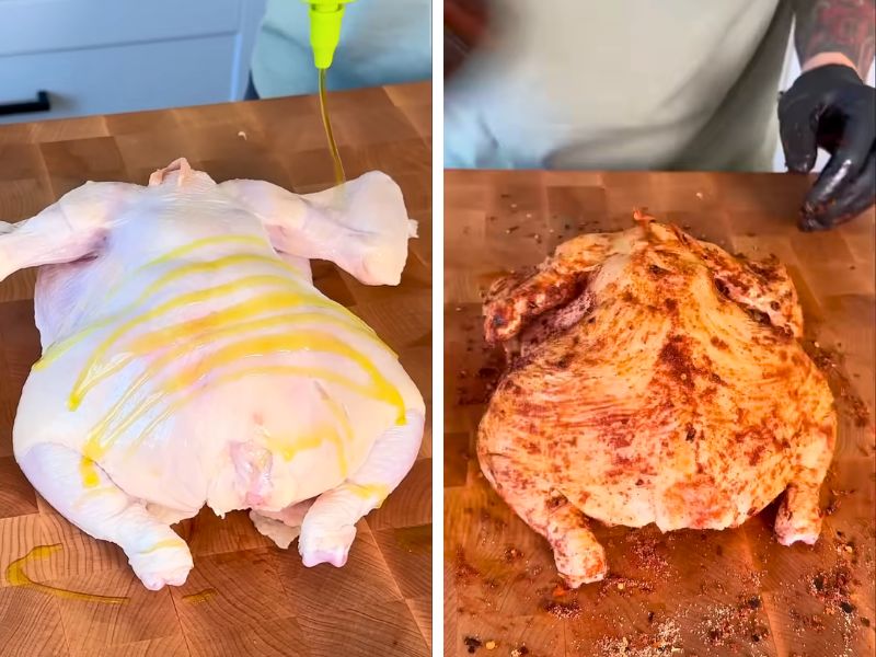 Season the Chicken