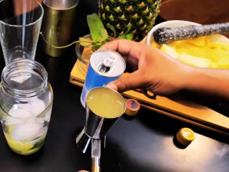 Add Juices and Coconut Milk