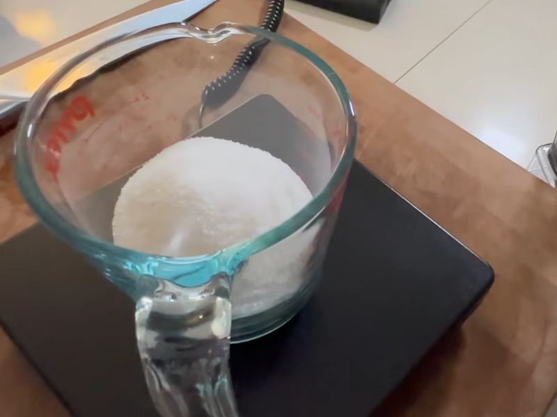 Add the liquids and sugars