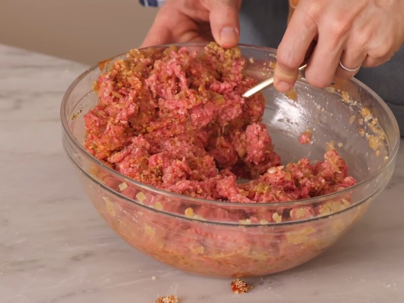 Mix the Meatloaf Base