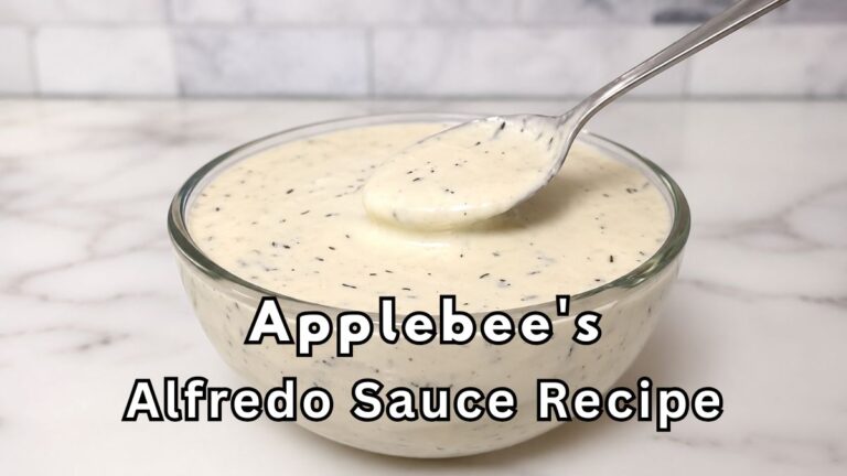 Applebee's Alfredo Sauce Recipe