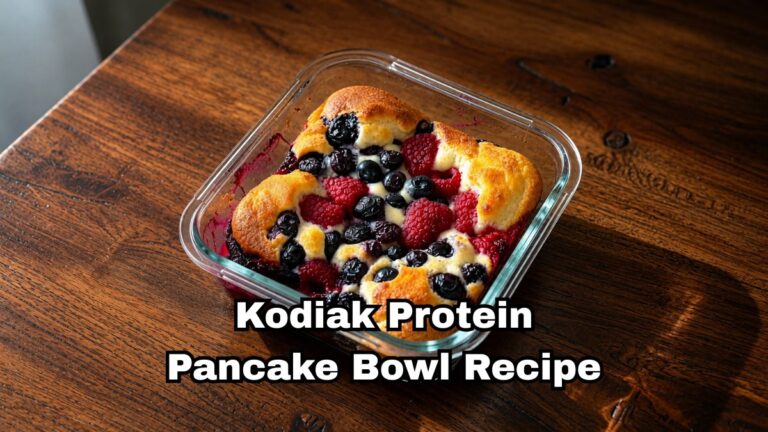 Kodiak Protein Pancake Bowl Recipe