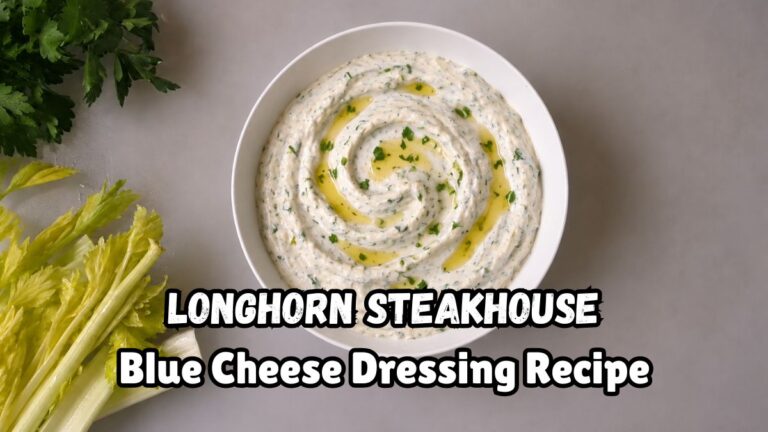 Longhorn Steakhouse Blue Cheese Dressing Recipe