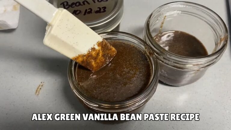 Alex Green Vanilla Bean Paste Recipe