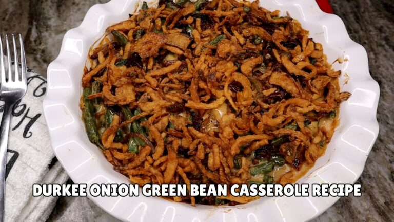 Durkee Onion Green Bean Casserole Recipe