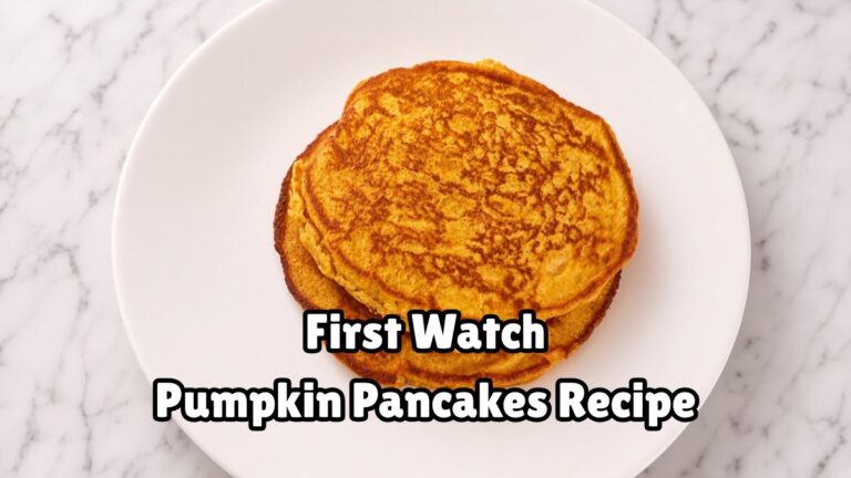 First Watch Pumpkin Pancakes Recipe